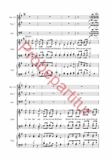 Singet froh. wir haben Grund zu Danken (GCh)