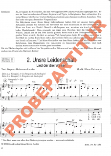 Der Stern von Bethlehem (Chorpartitur mit Klavierbegleitung)