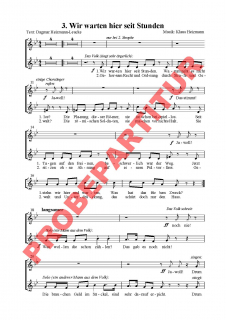 Suleilas erste Weihnacht - Chorpartitur mit Klavierbegleitung)