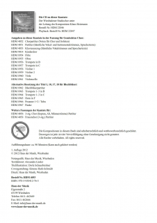 Das Wunder von Bethlehem - (Klavierauszug GCh)