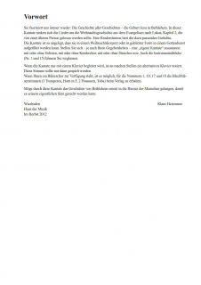 Das Wunder von Bethlehem - (Partitur 3-st.)