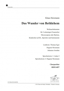 Das Wunder - (Chorpartitur FCh)