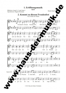 Das Wunder - (Chorpartitur FCh)