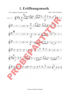 Der Stern von Bethlehem Klarinette in B