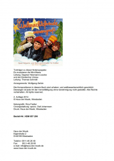 Weihnachtsfreude-riesengroß (Klavierauszug)