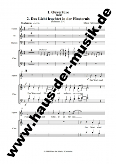 Weihnachtsoratorium - (Chorpartitur)