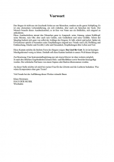 Singet dem Herrn Klavierauszug