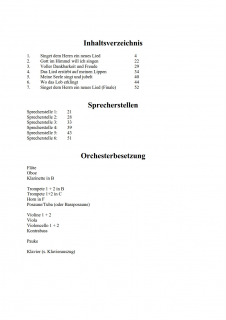 Singet dem Herrn Klavierauszug