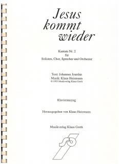 Jesus kommt wieder (Klavierauszug)