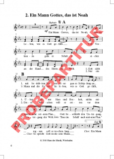 Noah und die große Flut - Chorpartitur