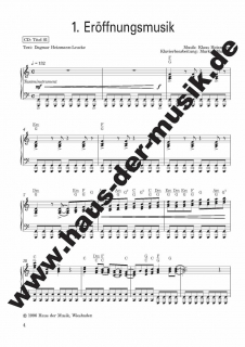 Das Geheimnis von Zelle 10 (Klavierauszug)