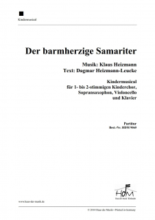 Der barmherzige Samariter - (Partitur)