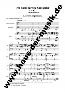 Der barmherzige Samariter - (Partitur)