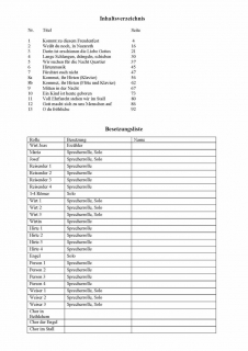 Das Geheimnis der Heiligen Nacht - (2- Partitur)
