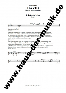 David - König, Sänger und Poet - (Chorpartitur)