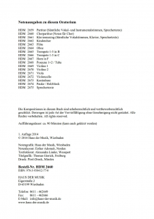 Macht hoch die Tür - (Chorpartitur)