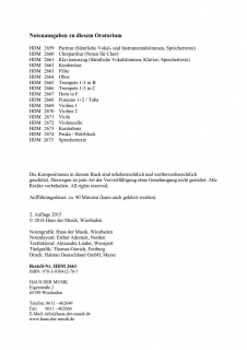 Macht hoch die Tür - (Klavierauszug)