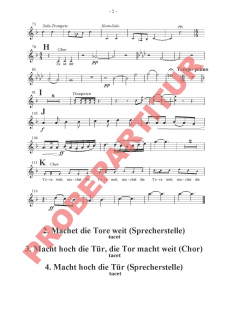 Macht hoch die Tür -(Oboe)
