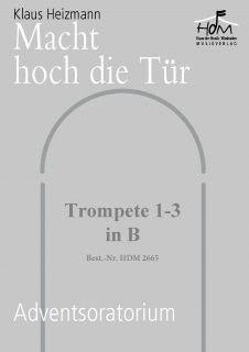 Macht hoch die Tür - (Trompete 1-3 in B)