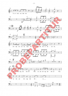 Macht hoch die Tür -( Posaune 1+2 / Tuba)