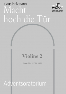 Macht hoch die Tür - (Violine 2)