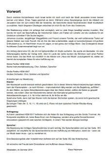 Jerusalem Schalom - (Orchesterpartitur)