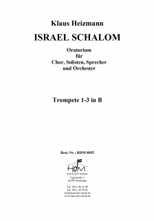 Israel Schalom - (Trompete 1-3 in B)
