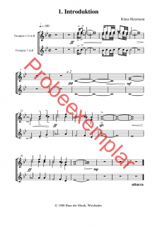 Israel Schalom - (Trompete 1-3 in B)