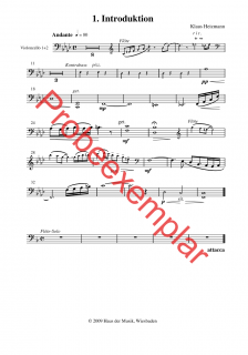 David - König, Sänger und Poet - (Violoncello 1 + 2)