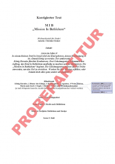 Mission in Bethlehem - (Textheft)