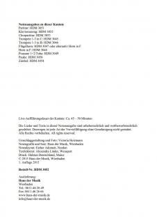 Alles, was atmen kann - Klavierauszug