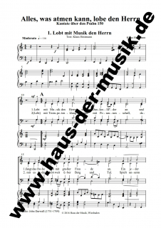 Alles, was atmen kann - Klavierauszug