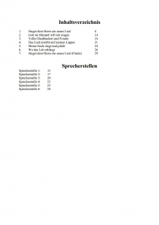 Singet dem Herrn Chorpartitur