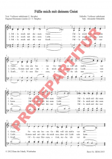 Fülle mich mit deinem Geist (GCh)
