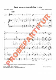 Lasst uns vom neuen Leben singen (GCh)