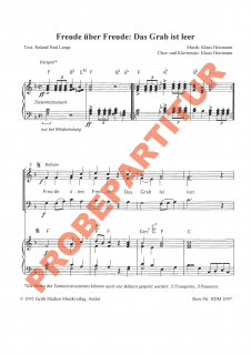 Freude über Freude: Das Grab ist leer (GCh)