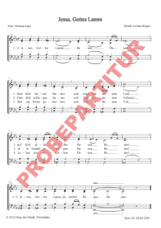 Jesus, Gottes Lamm (GCh)