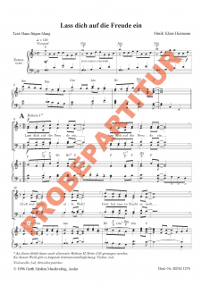 Lass dich auf die Freude ein (GCh)