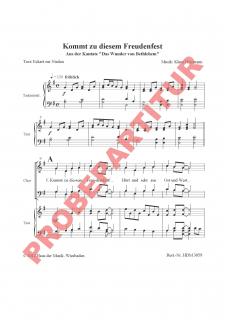 Kommt zu diesem Freudenfest (GCh)
