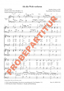 Als die Welt verloren (GCh)
