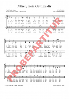 Näher, mein Gott zu dir (Chorpartitur)