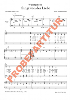 Singt von der Liebe (GCh)