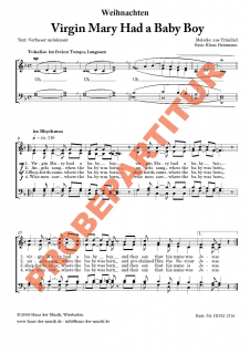 Virgin Mary Had A Baby Boy (GCh)