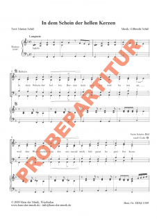 In dem Schein der hellen Kerzen (GCh)