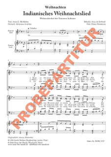 Indianisches Weihnachtslied (GCh) Indianisches Weihnachtslied (GCh)