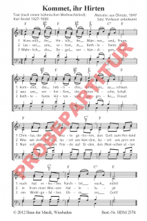 Kommet, ihr Hirten (GCh)