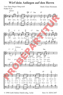 Wirf dein Anliegen auf den Herrn (K. Heizmann) (GCh)