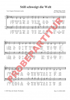 Still schweigt die Welt (GCh)