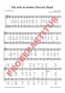 Ich stehe in meines Herrn Hand (GCh)