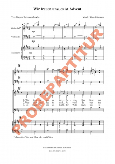 Wir freuen uns es ist Advent (SAM)